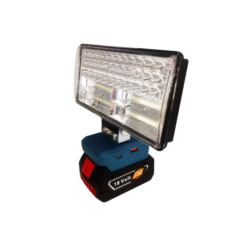 LED Work Lights for bosch 20V Battery 32W 8600Lumens Battery Powered LED Shop Light LED Work Light with USB & Type-C