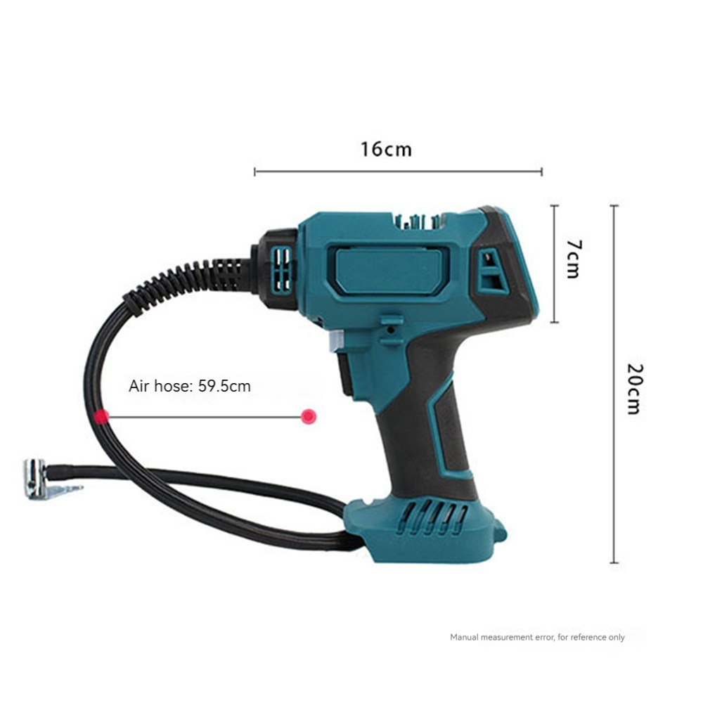 HANGLOI Customized Inflator 20V Battery 120PSI Car Bike Air Compressor Pump Digital Portable Tyre Cordless Inflator