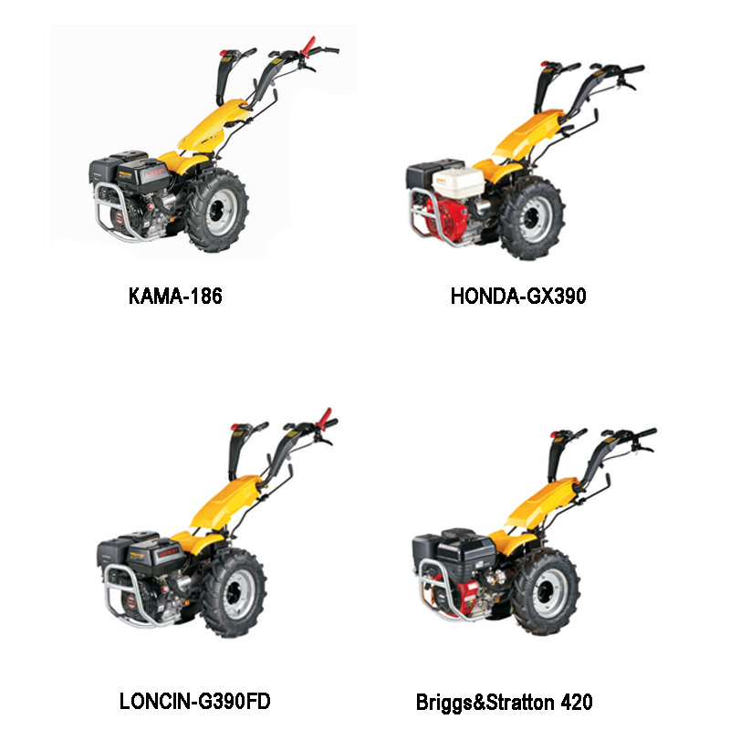 HENGLAI Profession Agricultural Machinery Farm Use Cultivators Rotary 13Hp Mini Power Tiller Hoe Cultivator