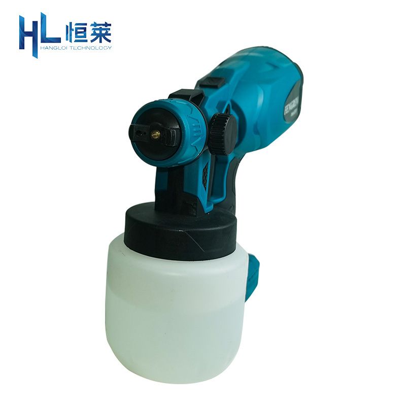 HANGLOI Am-azon Hot  Battery Handheld Cordless Lighting Spray Gun Cleaning Machine Professional Double Nozzle Paint Sprayers