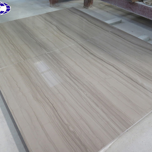 Chinese Factory Athen Wood Color Grey Marble Floor For Interior Decoration