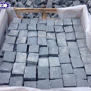 Natural stone dark grey G654 granite paving block design