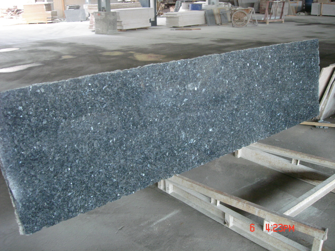 Fabricated Production Good Quality Blue pearl granite stone kitchen countertop