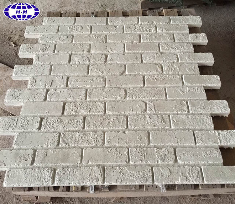 Exterior decorative white brick artificial stone wall panels