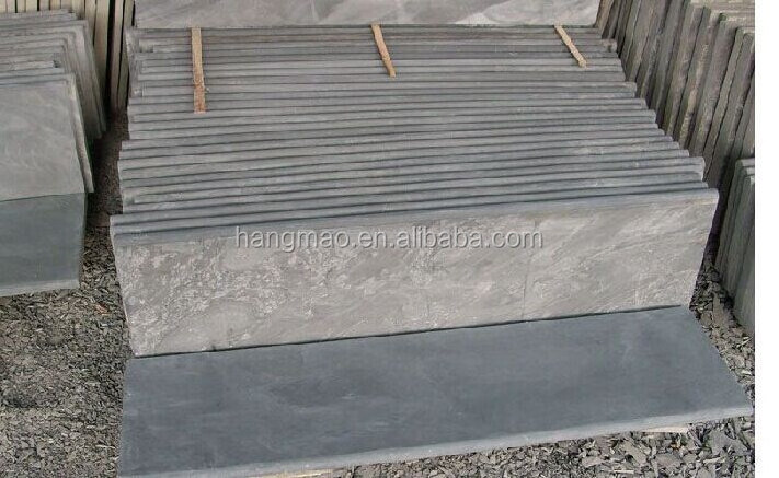 Honed Finish Natural Large Black Slate Slabs Cut To Szie Slabs For Sale