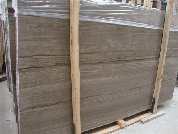 Great quality Chinese Athens Grey Wood Grain Texture Marble Floor Tiles For Hotel Villa Projects Decoration