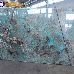 Natural Luxury Stone High Quality Polished  Green Amazonite Granite Slabs Tiles