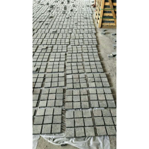 Nature Split Driveway Cobble Stone Meshed Nature Black Basalt Pavement Stone