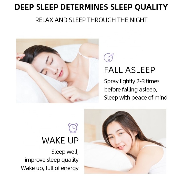 2023 Calosemi Sleep Spray Aromatherapy Natural Lavender Essential Oil Deep Sleep Aid Lavender Private labeling Pillow Spray