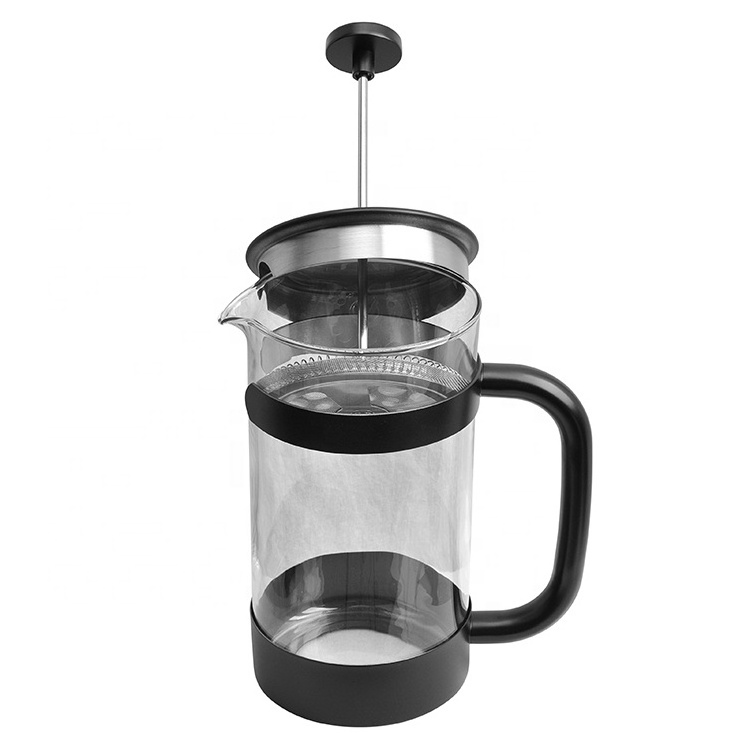 Stainless Steel Portable Manual Coffee Brewer Filter Press Shine Silver Stainless Steel Filter Coffee Maker French Press