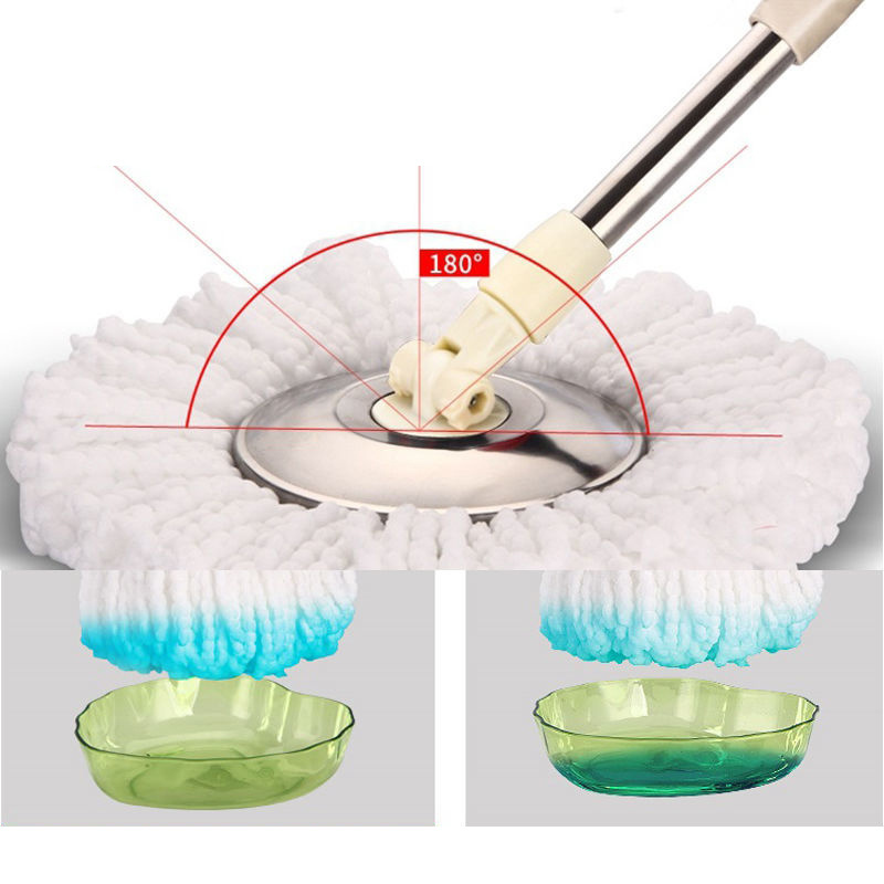 Floor Cleaning Adjustable Rotating Clean Microfiber Spinning Mops 360 Degree Rotatable Magic Spinning Mop And Bucket Set