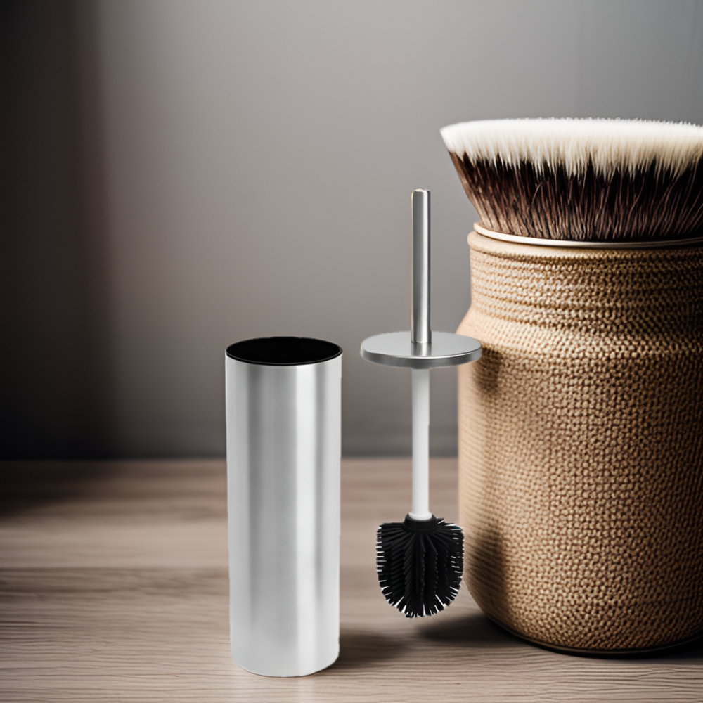 New Modern Stainless Steel Toilet Brush And Holder With TPR Or PP Brush