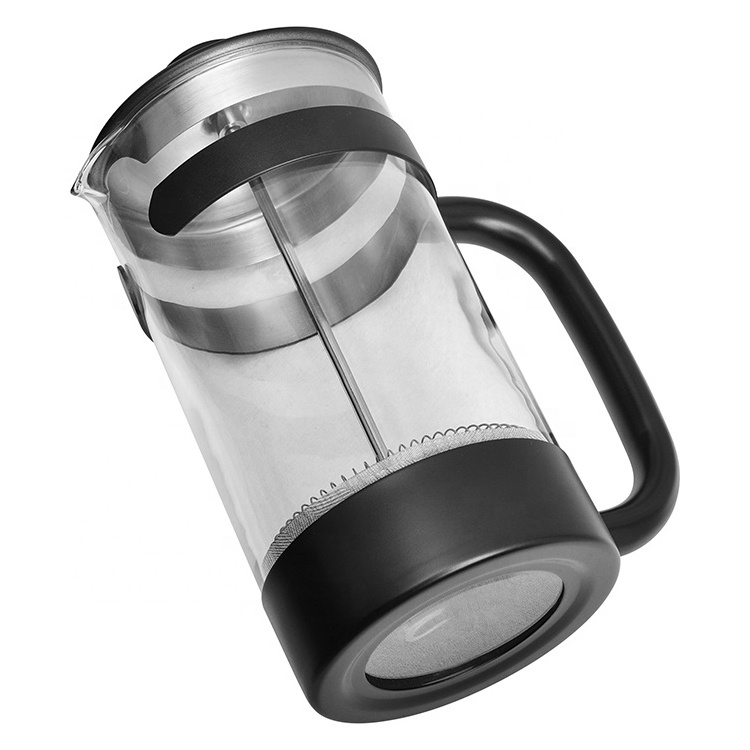 Stainless Steel Portable Manual Coffee Brewer Filter Press Shine Silver Stainless Steel Filter Coffee Maker French Press