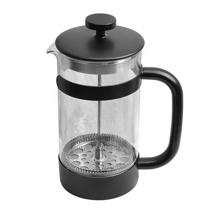 Stainless Steel Portable Manual Coffee Brewer Filter Press Shine Silver Stainless Steel Filter Coffee Maker French Press