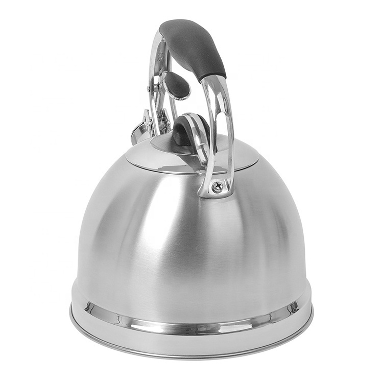 Whistling Kettle Whistling Tea Kettle Evenly Heating Whistling Kettles With Hot-resistant Handle For Kitchen