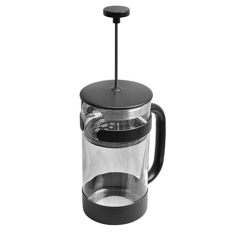 Stainless Steel Portable Manual Coffee Brewer Filter Press Shine Silver Stainless Steel Filter Coffee Maker French Press