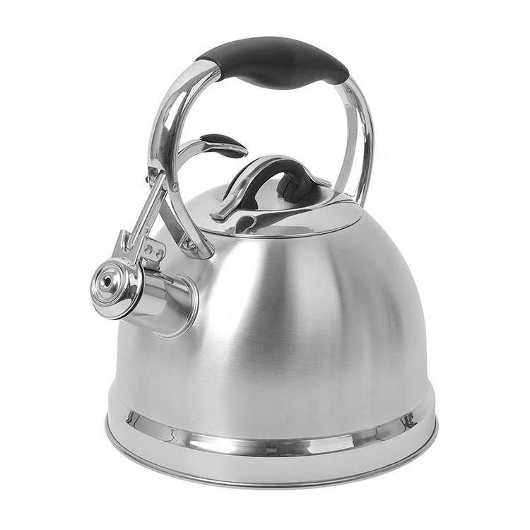 Whistling Kettle Whistling Tea Kettle Evenly Heating Whistling Kettles With Hot-resistant Handle For Kitchen