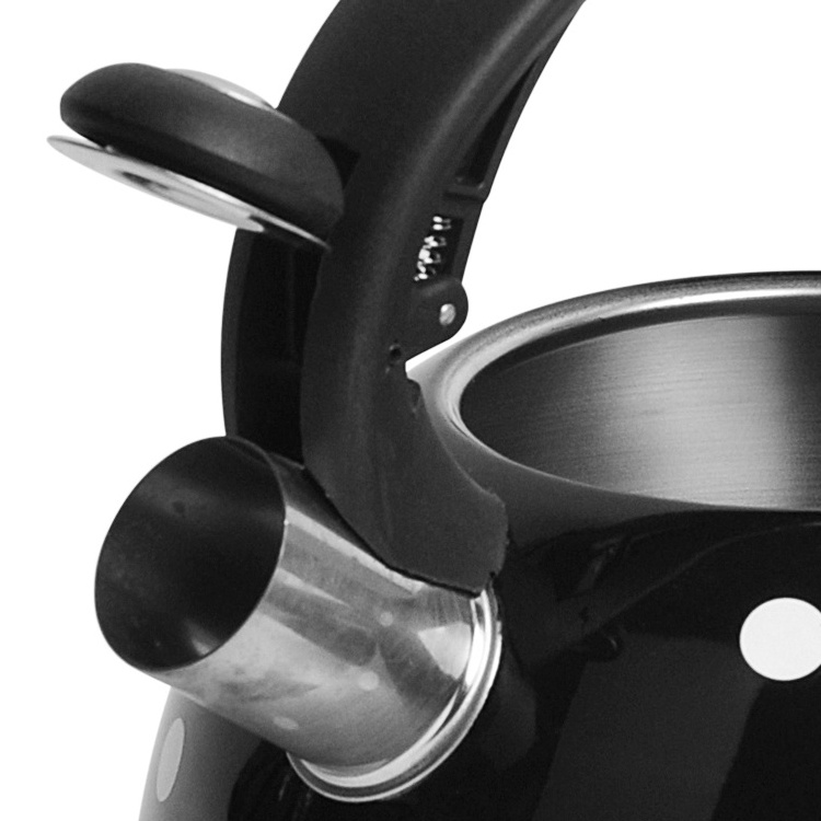 2.5L Modern Color Coating Stainless Steel Tea Kettle Induction Bottom Whistling Teapot For Stove Top