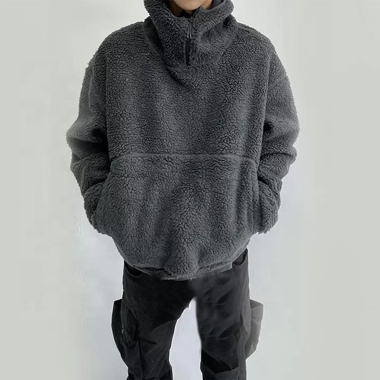 JL1223D Designer New Fashion Style Custom Ninja Hoodie Ultra Soft Warm Winter Sherpa Hoodie Men Cotton Fleece Hoodie