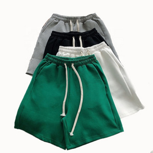 JL1117D Wholesale Blank Sweat Shorts 100%Cotton French Terry Joggers Shorts Women's Sweatpants Shorts For Ladies