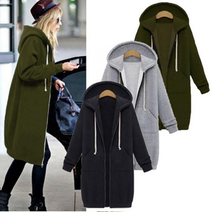 JL0517B Hot Selling Fashion Woman Hoodie Dress Wholesale Full Zip Up Hoodie Custom Plain Mini Hoodie Dress For Women