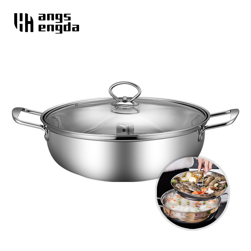 Amazon hot 28 cm Stainless Steel Steamer Double Boilers Cooker Food Steam Fish Steamer Kitchen Cooking Tools Steam Hot Pot