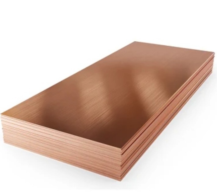 C1100 2mm good quality low price popular product pure copper sheet or brass copper plate gold decoration high quality