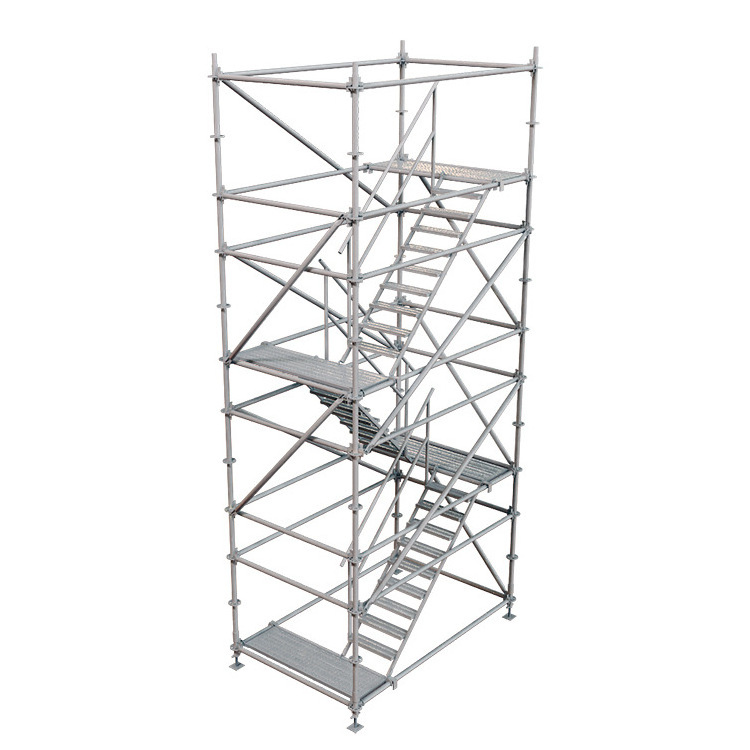 hot-dipped galvanized ringlock scaffolding system long life manufacturer tubular hdg all-around ringlock scaffold Q345