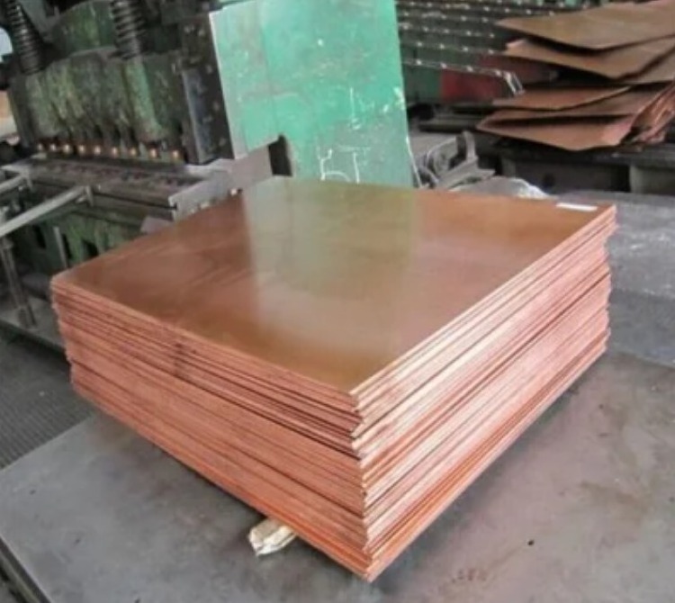 C1100 2mm good quality low price popular product pure copper sheet or brass copper plate gold decoration high quality