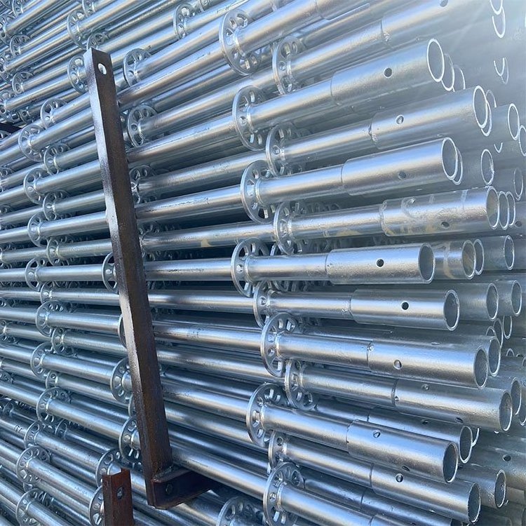 hot-dipped galvanized ringlock scaffolding system long life manufacturer tubular hdg all-around ringlock scaffold Q345