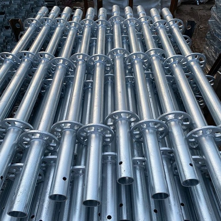 hot-dipped galvanized ringlock scaffolding system long life manufacturer tubular hdg all-around ringlock scaffold Q345