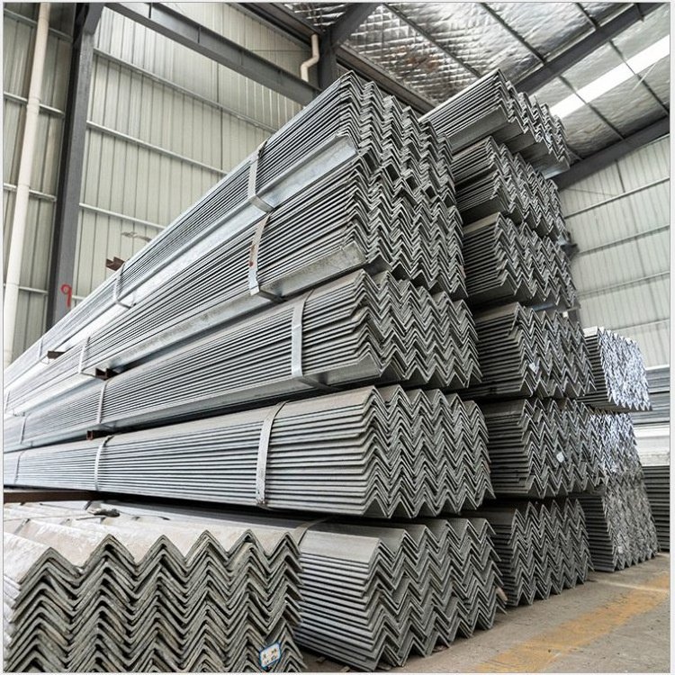 Factory price 40x40x4mm 60 Degree galvanized angle steel for structure L shape angle bar