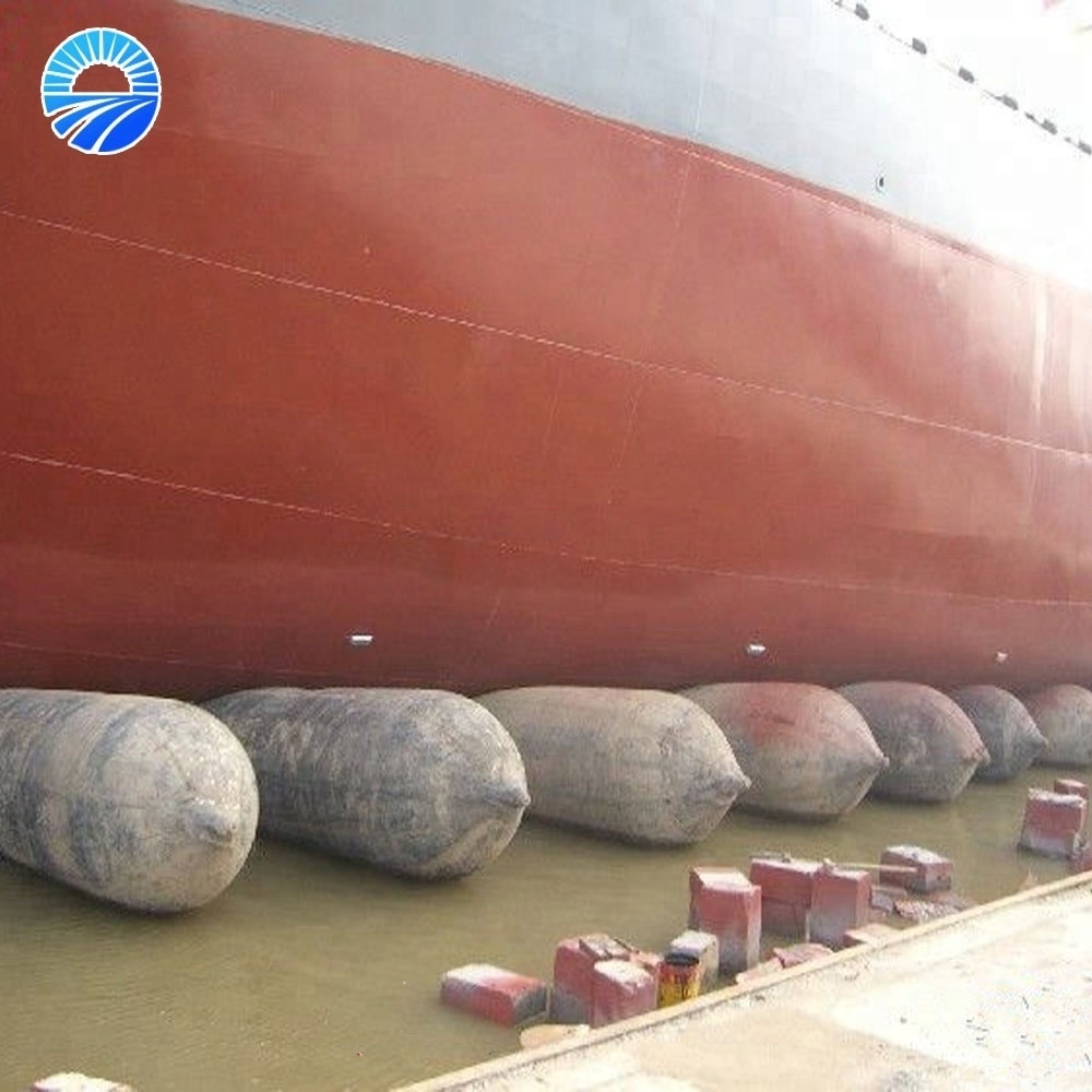 good air tightness marine pontoon ship rubber salvage airbags for sale