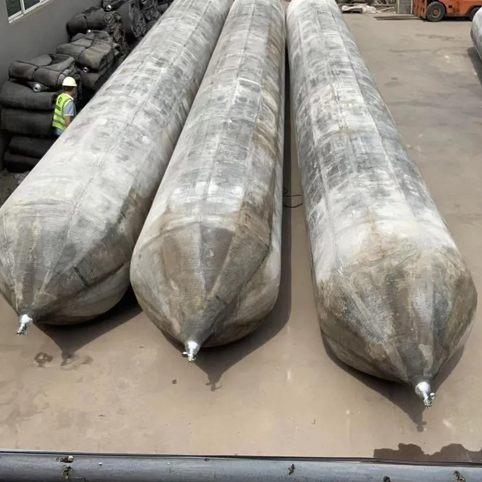 good air tightness marine pontoon ship rubber salvage airbags for sale