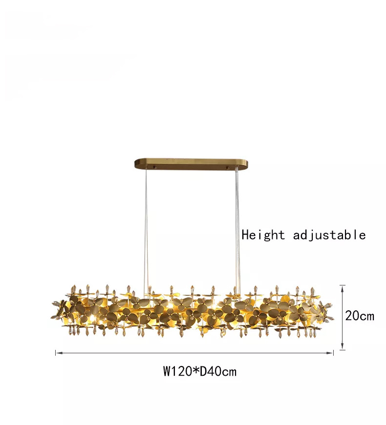 gold fancy led ceiling lights crystal modern light