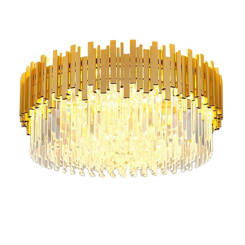 living room bedroom lights designers lighting gold black chandelier lamp round square luxury modern crystal led ceiling lights