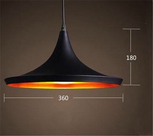 Hanging Lamp restaurant kitchen industrial black pendant light decorative