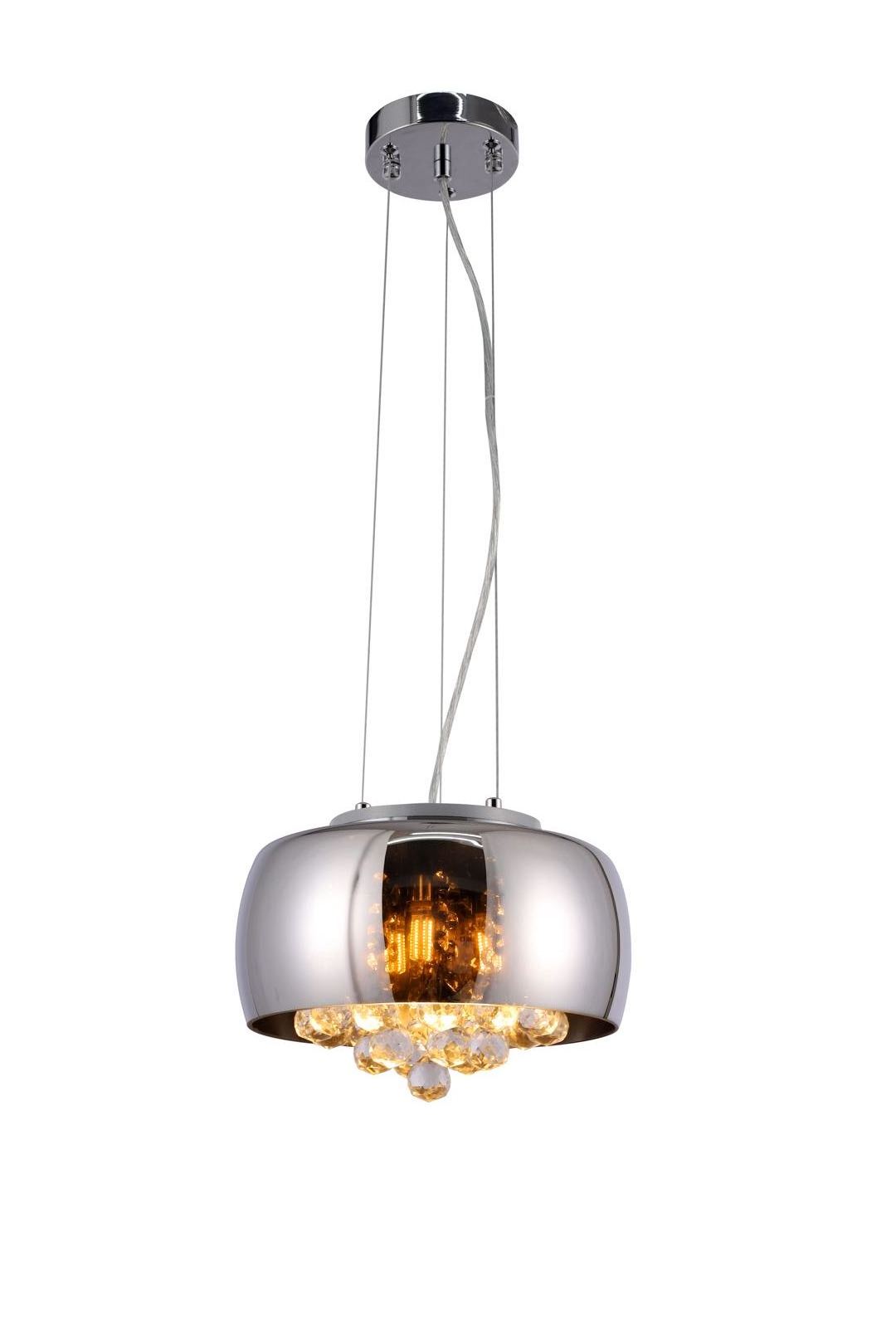 Room decorative smoke cognac copper ceiling light hanging lighting fixtures modern luxury chandelier crystal glass pendant lamp