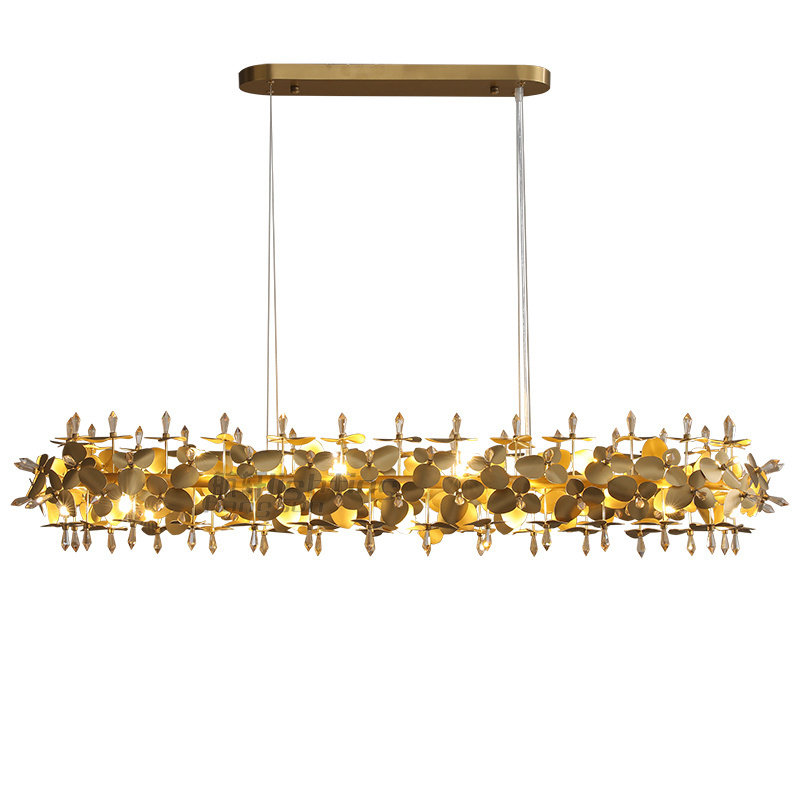 gold fancy led ceiling lights crystal modern light