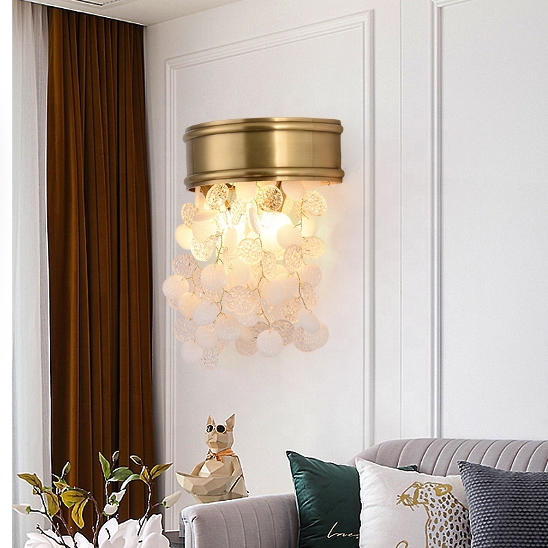 Zhongshan modern Fancy decoration sea shell chandelier