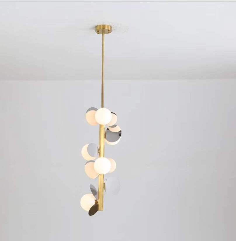 Modern Italian Style Sputnik Milk Glass Chandelier Ceiling Lights Modo18 Lights