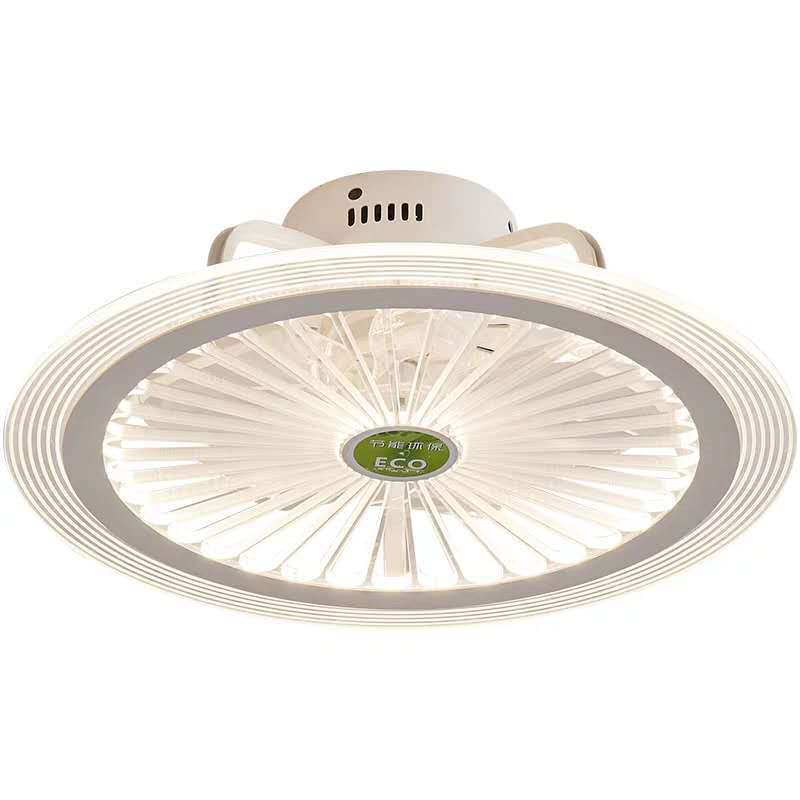 Simple led ceiling fan light invisible ceiling fan remote control with light kits for restaurant bedroom lamp