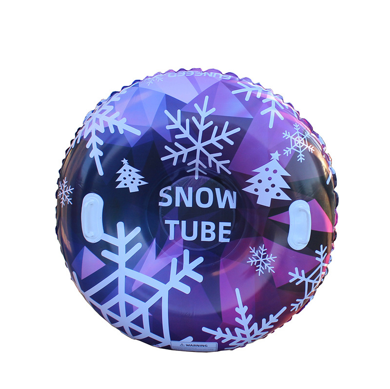 D02 Best Snow  toys Cold resistant material Phthalate-free Heavy duty PVC inflatable snow sled inflatable snow tube