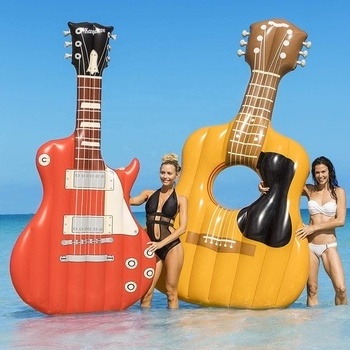 B03 inflatable Float's Pool Floats inflatable Electric Guitar Raft pool beach inflatable floating bed relaxing lounge