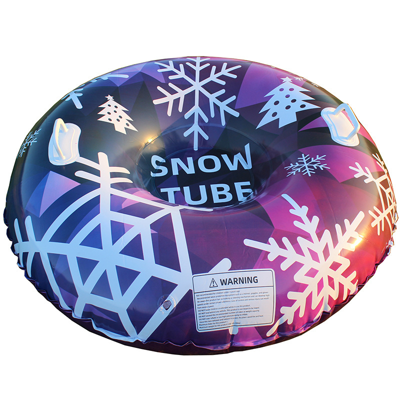 D02 Best Snow  toys Cold resistant material Phthalate-free Heavy duty PVC inflatable snow sled inflatable snow tube