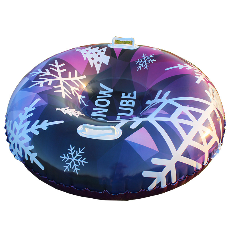 D02 Best Snow  toys Cold resistant material Phthalate-free Heavy duty PVC inflatable snow sled inflatable snow tube