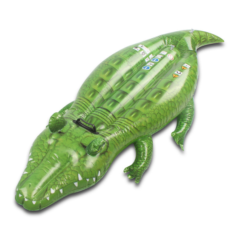 B03 jilong inflatable pvc lilo Crocodile rider pvc inflatable animal rider pool float for kids  Inflatable gator float