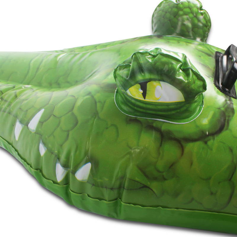 B03 jilong inflatable pvc lilo Crocodile rider pvc inflatable animal rider pool float for kids  Inflatable gator float