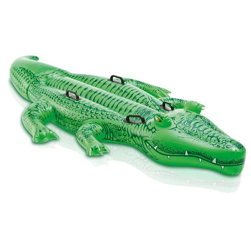 B03 Intex 58562 Inflatable Riding Animal Water Toy Crocodile Ride-on Children Toy inflatable water floatie summer pool pcp scuba