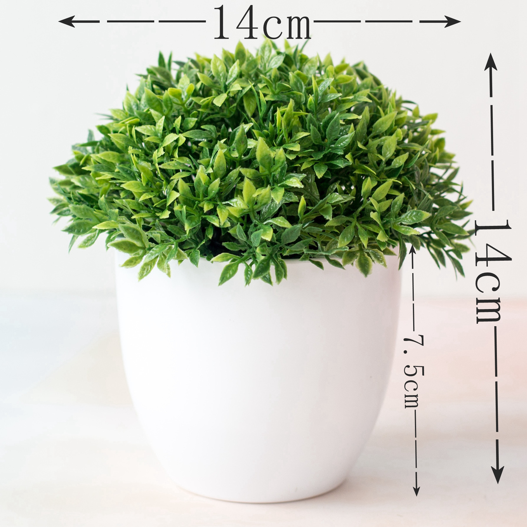 Plants Wholesale Fashion Artificial Grass With Pot Artificial Plants Potted Bonsai For Wedding Home Garden Decorative